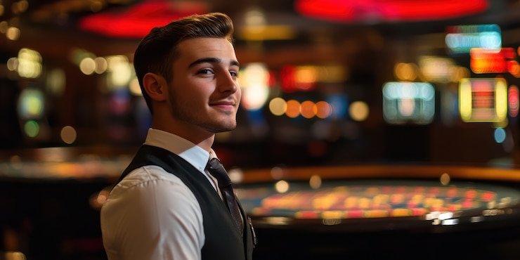 Pengguna menikmati permainan live games dengan antar muka interaktif dan adil